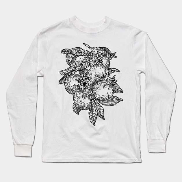 Fruits Long Sleeve T-Shirt by Rosesmond